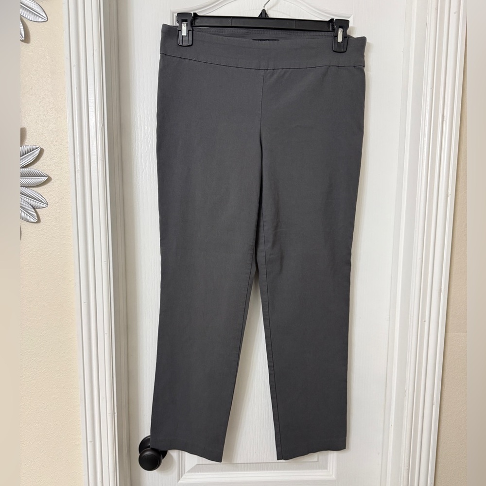 Counterparts Woman's Gray Tummy Control Slim Comfort Super Stretch Pants 12P